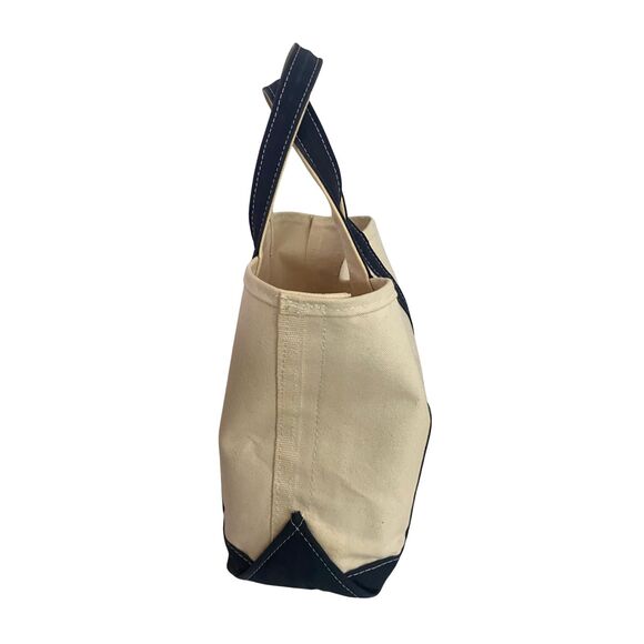 VTG LL Bean Boat & Tote Canvas Bag Stiff and Clean No Wear or Flaws Medium - Picture 2 of 7